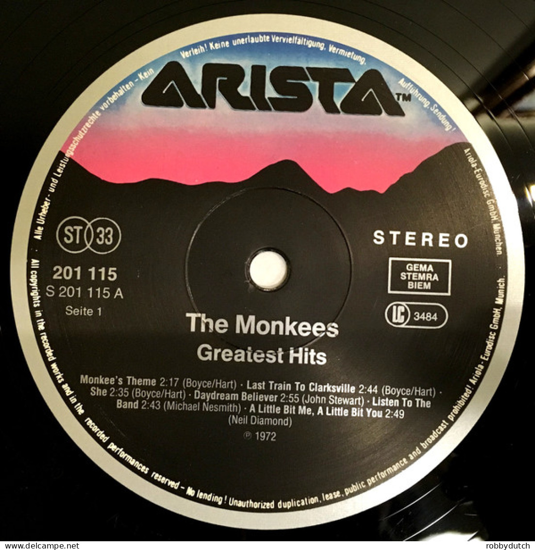 * LP *  THE MONKEES - GREATEST HITS (Europe 1972 EX!!) - Disco, Pop