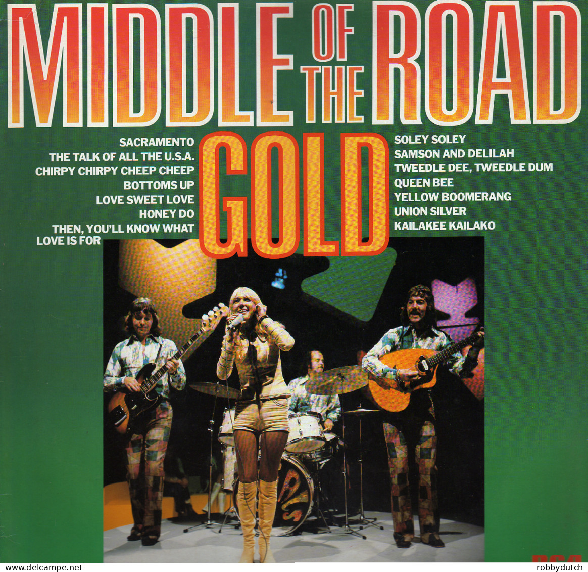 * LP *  MIDDLE OF THE ROAD - GOLD (Holland 1982 EX) - Disco, Pop