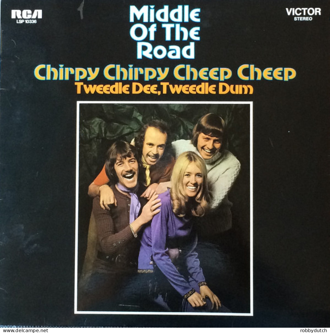 * LP *  MIDDLE OF THE ROAD - CHIRPY CHIRPY CHEEP CHEEP / TWEEDLE DEE, TWEEDLE DUM - Disco, Pop