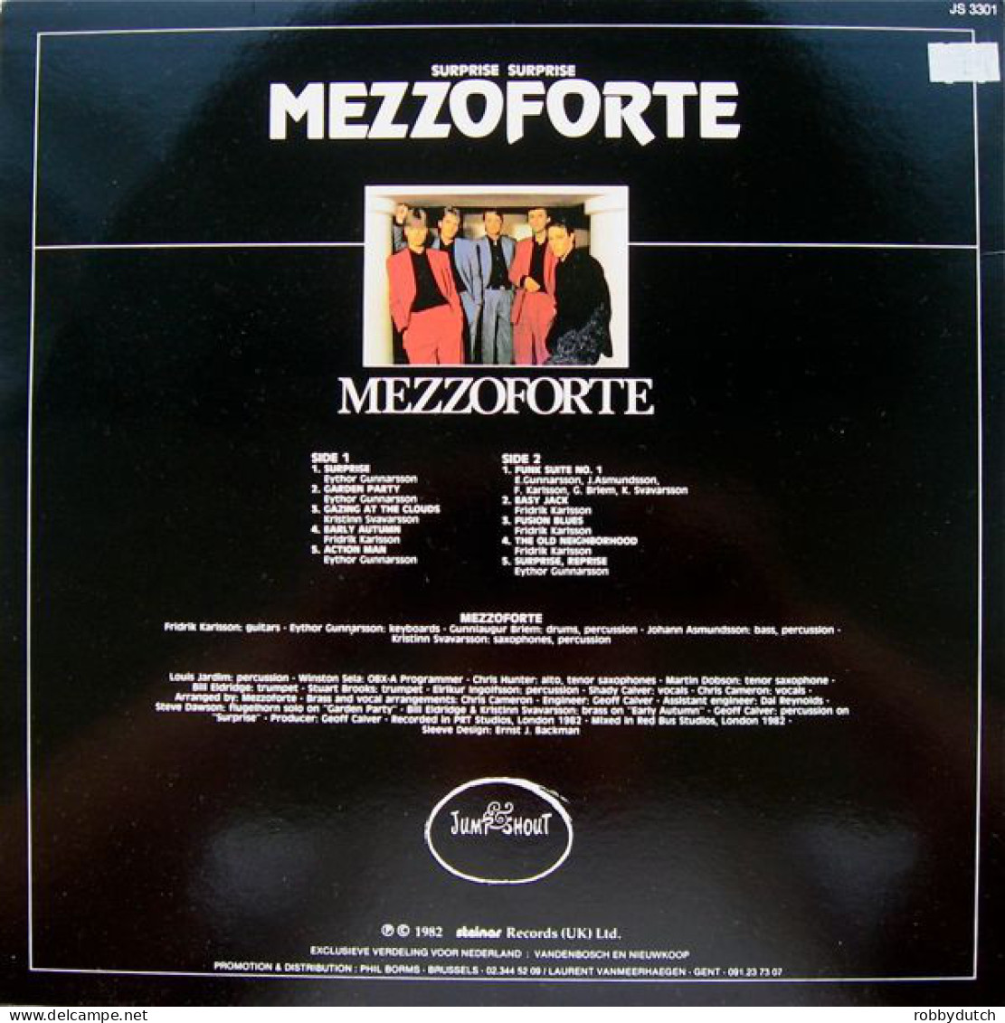 * LP *  MEZZOFORTE - SURPRISE SURPRISE (Belgium 1983) - Soul - R&B