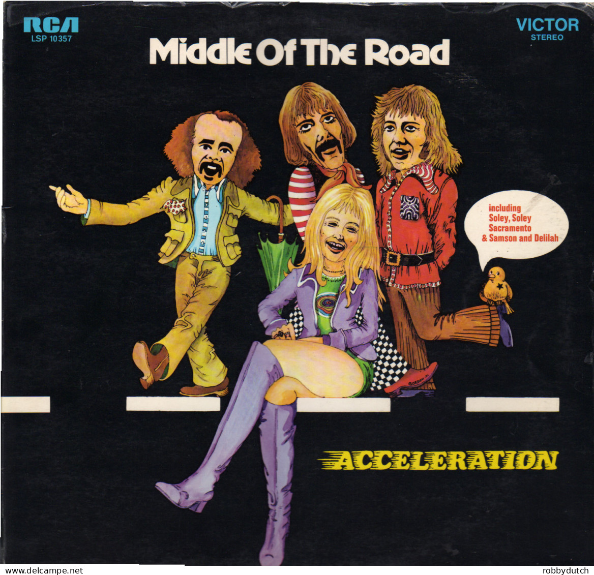 * LP *  MIDDLE OF THE ROAD - ACCELERATION (Holland 1971) - Disco, Pop