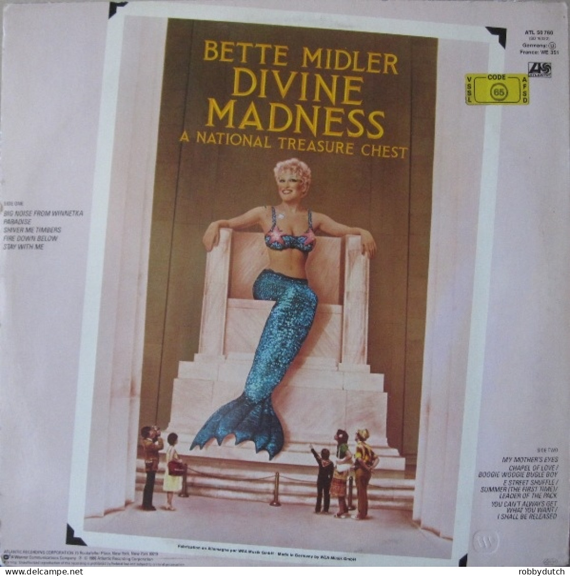 * LP *  BETTE MIDLER - DEVINE MADNESS (USA 1980 EX) - Disco, Pop