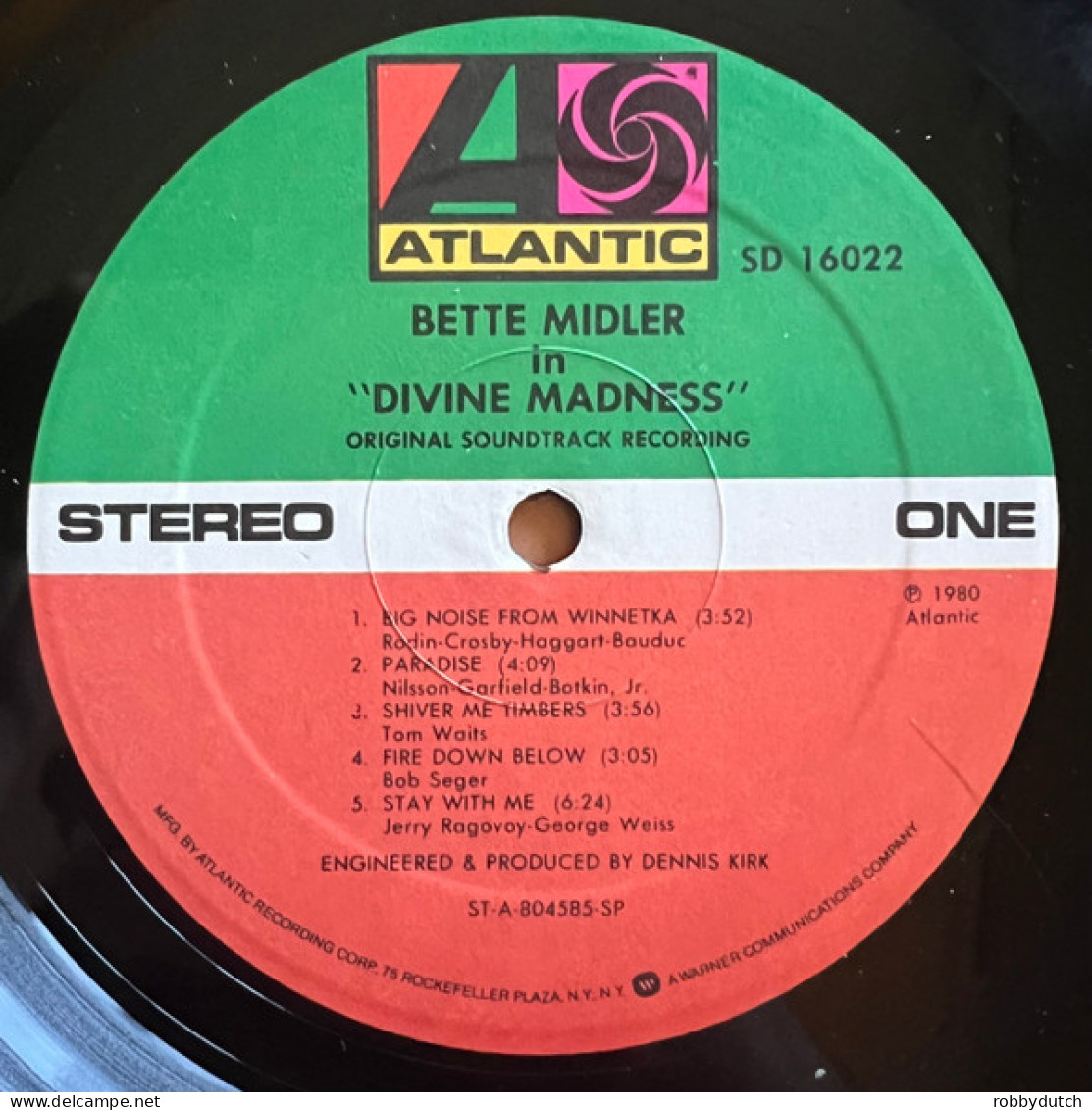 * LP *  BETTE MIDLER - DEVINE MADNESS (USA 1980 EX) - Disco & Pop