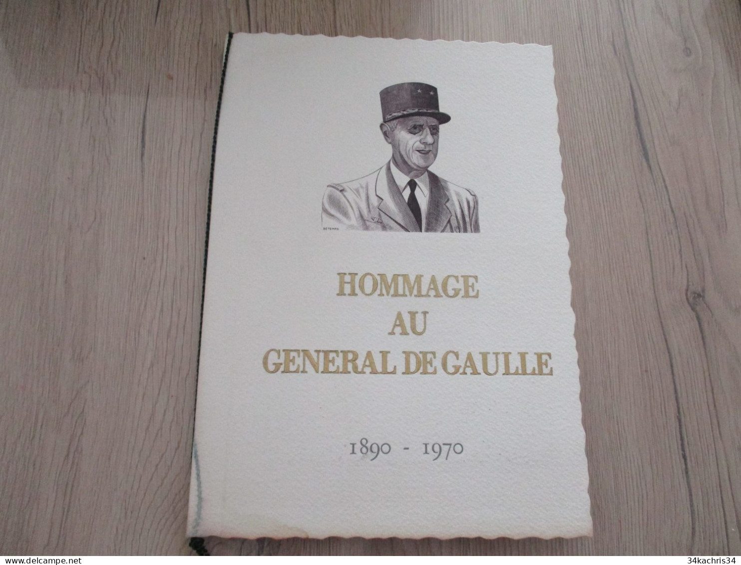 Livret Philatélique De Luxe Cérès Pour L'émission Générale De Gaulle 09/11/1971 - Briefe U. Dokumente