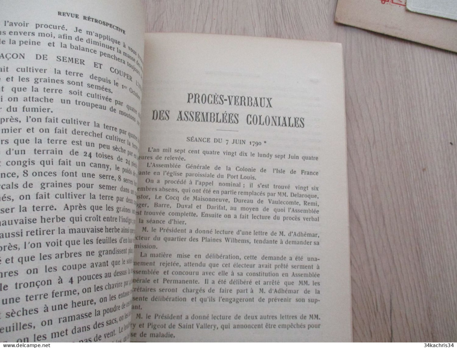 M45 La Revue rétrospective de l'¨le Maurice Port Louis 1954 Vol V mai 1954 N°3