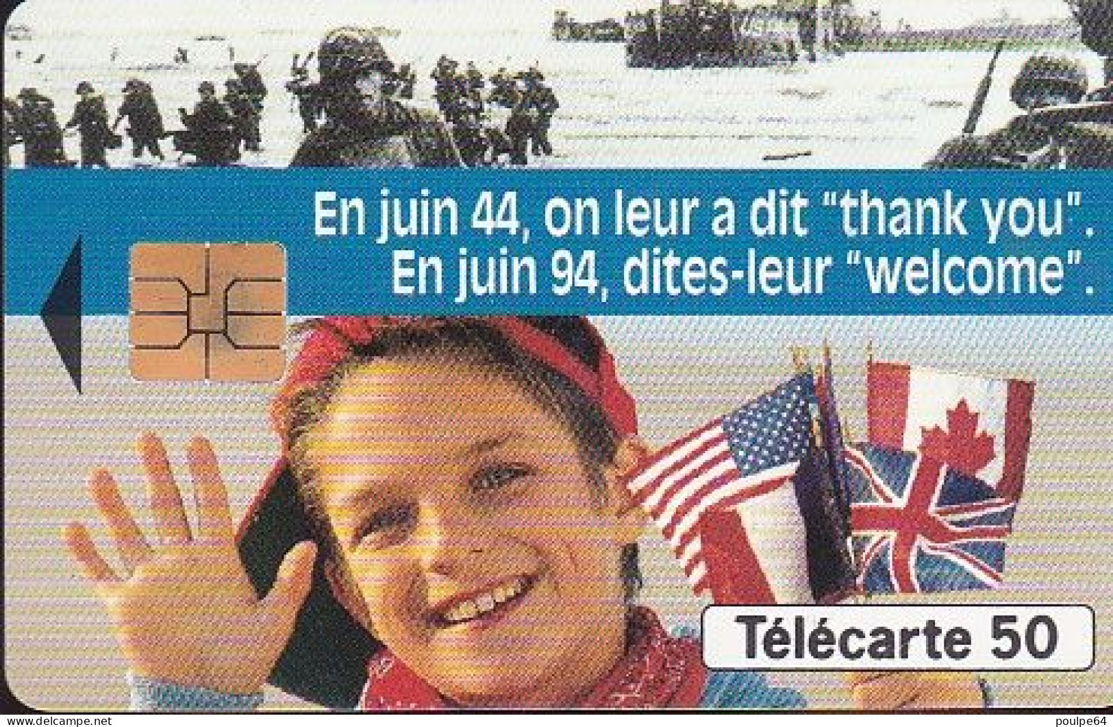 F463 - 05/1994 - DÉBARQUEMENT WELCOME - 50 SO3 - 1994