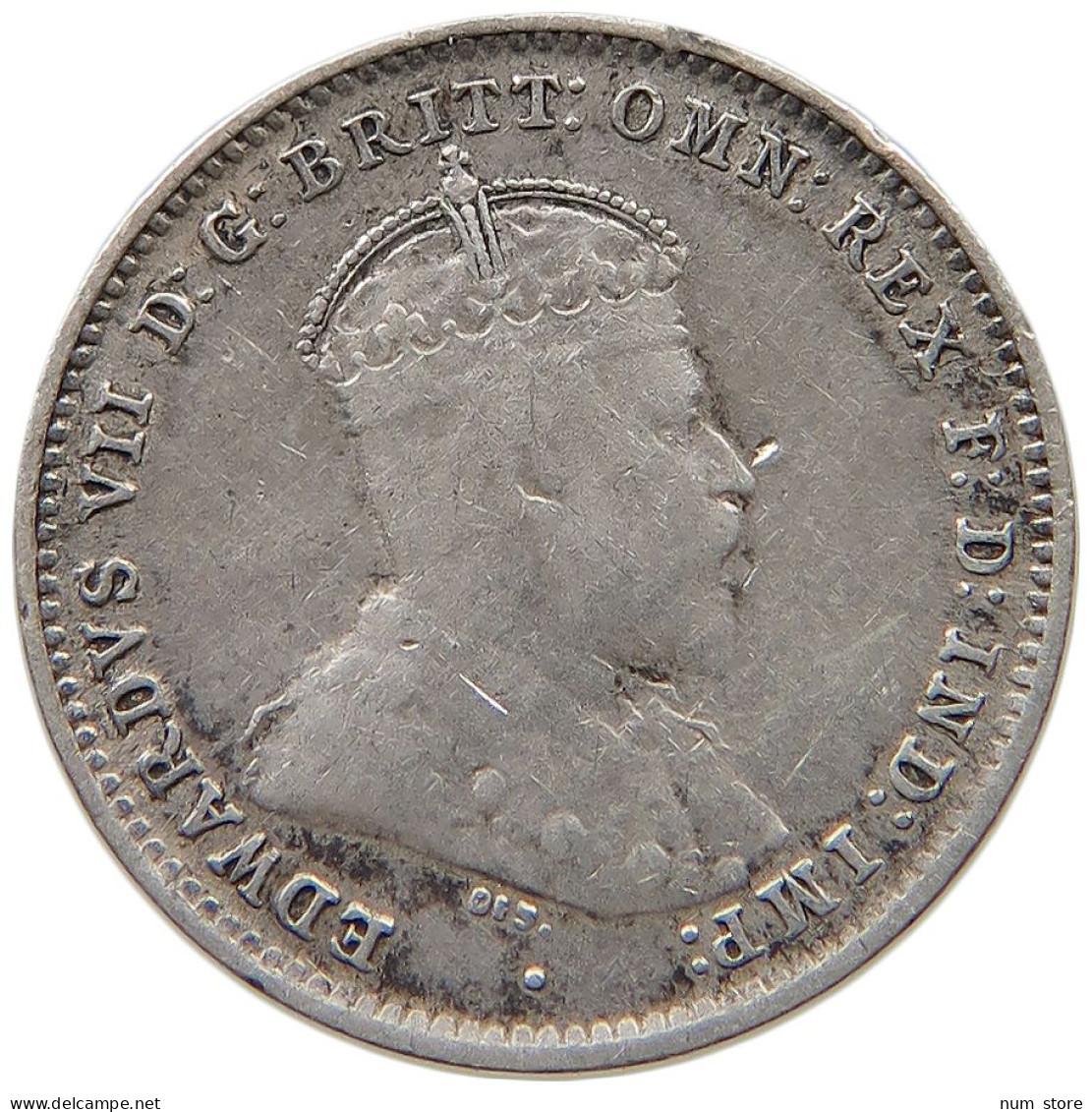 AUSTRALIA THREEPENCE 1910 Edward VII., 1901 - 1910 #a034 0203 - Threepence