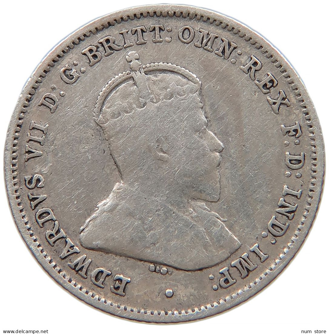 AUSTRALIA SIXPENCE 1910 Edward VII., 1901 - 1910 #t011 0271 - Sixpence