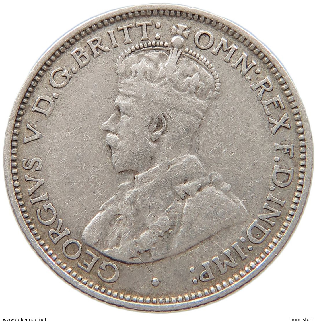 AUSTRALIA SIXPENCE 1936 George V. (1910-1936) #s008 0263 - Sixpence