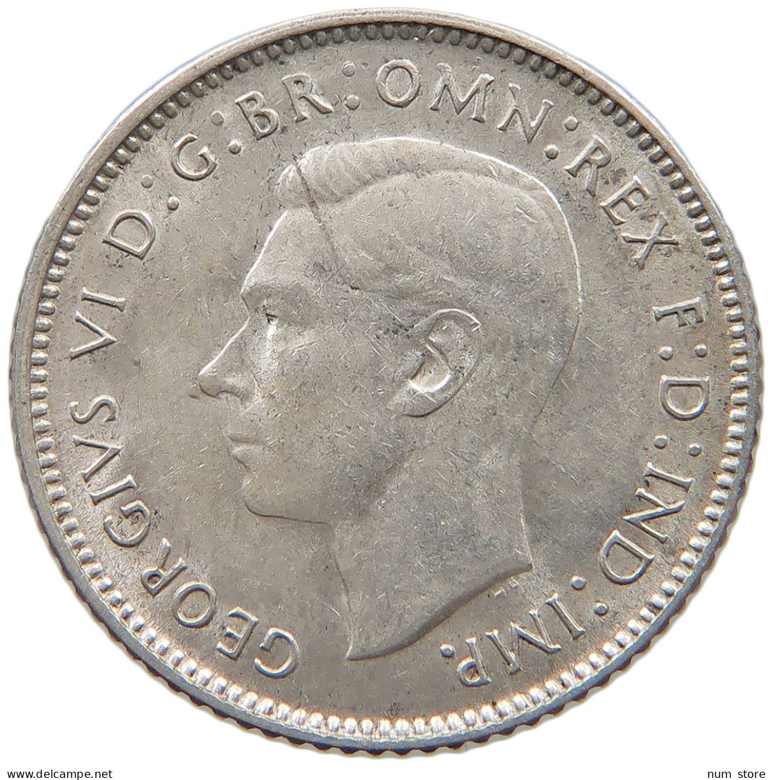 AUSTRALIA SIXPENCE 1944 S George VI. (1936-1952) #c004 0395 - Sixpence