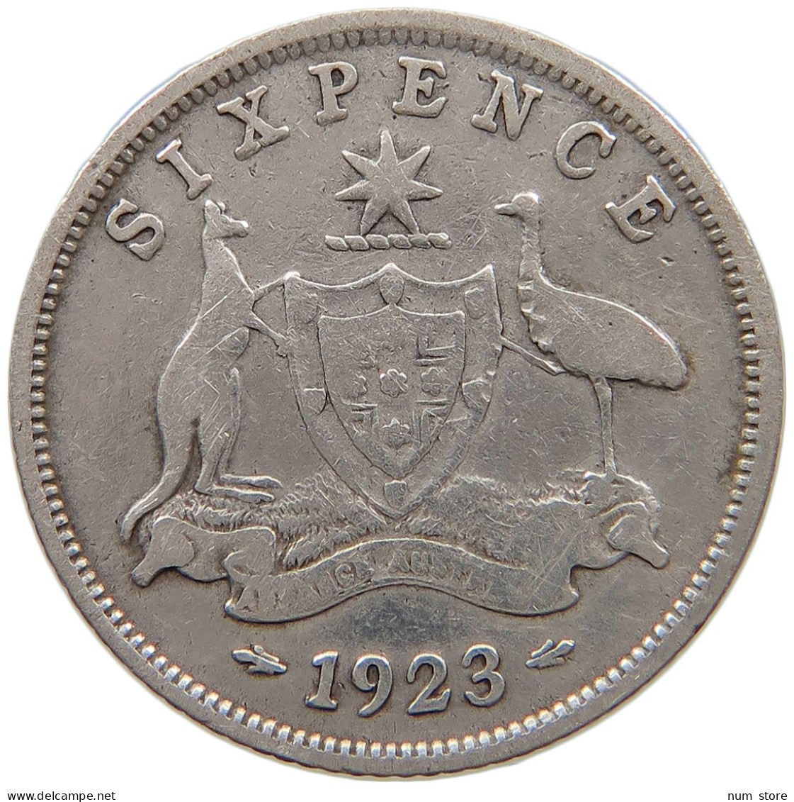 AUSTRALIA SIXPENCE 1923 George V. (1910-1936) #a073 0821 - Sixpence