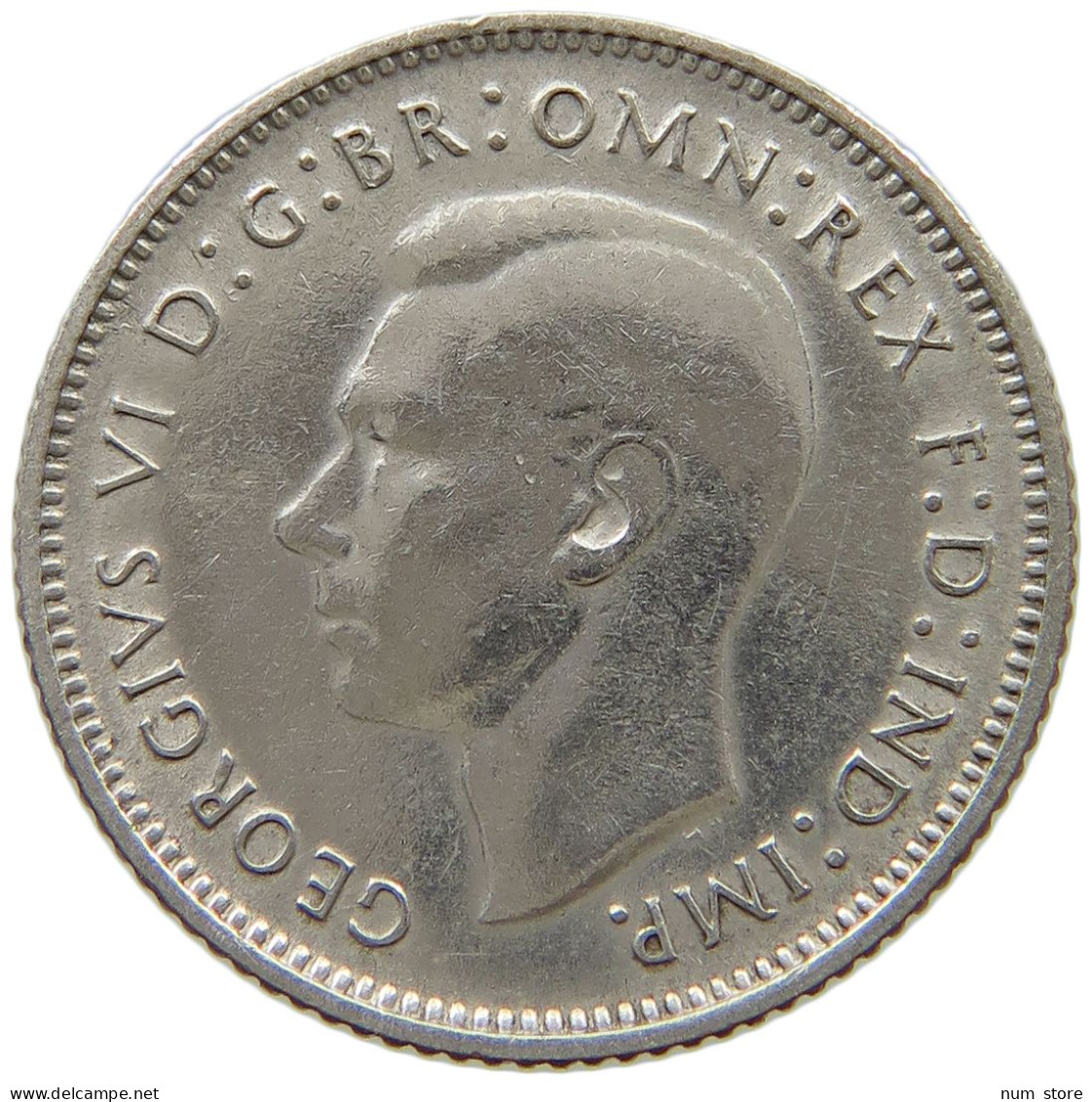 AUSTRALIA SIXPENCE 1948 George VI. (1936-1952) #a069 0253 - Sixpence