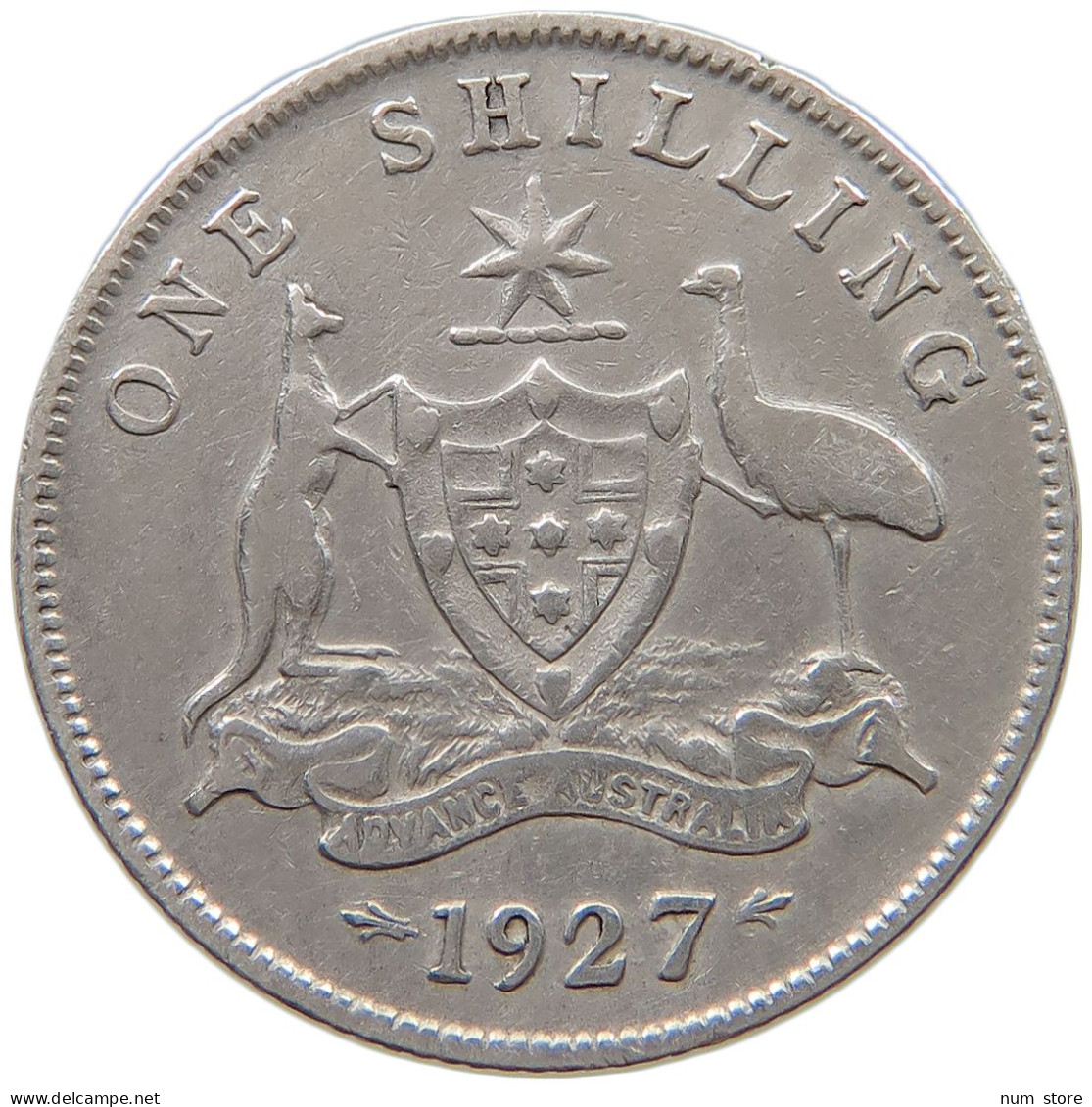 AUSTRALIA SHILLING 1927 George V. (1910-1936) #t157 0677 - Shilling