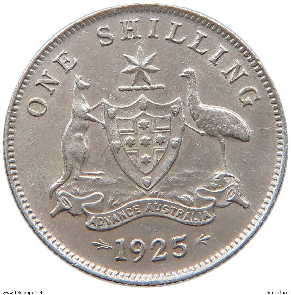 AUSTRALIA SHILLING 1925 George V. (1910-1936) #t011 0199 - Shilling