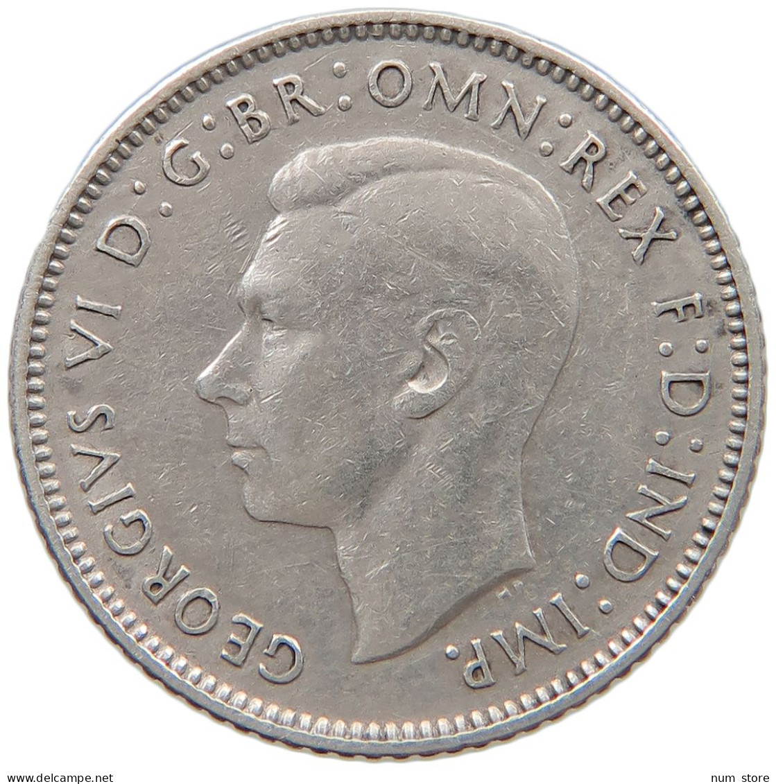 AUSTRALIA SIXPENCE 1943 D George VI. (1936-1952) #a064 0165 - Sixpence