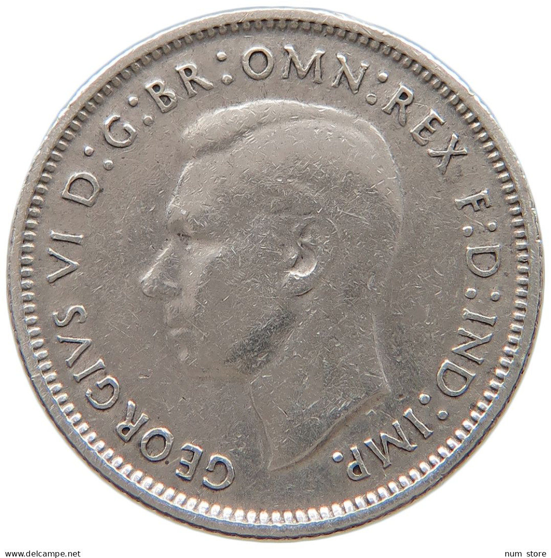 AUSTRALIA SIXPENCE 1945 George VI. (1936-1952) #a052 0401 - Sixpence