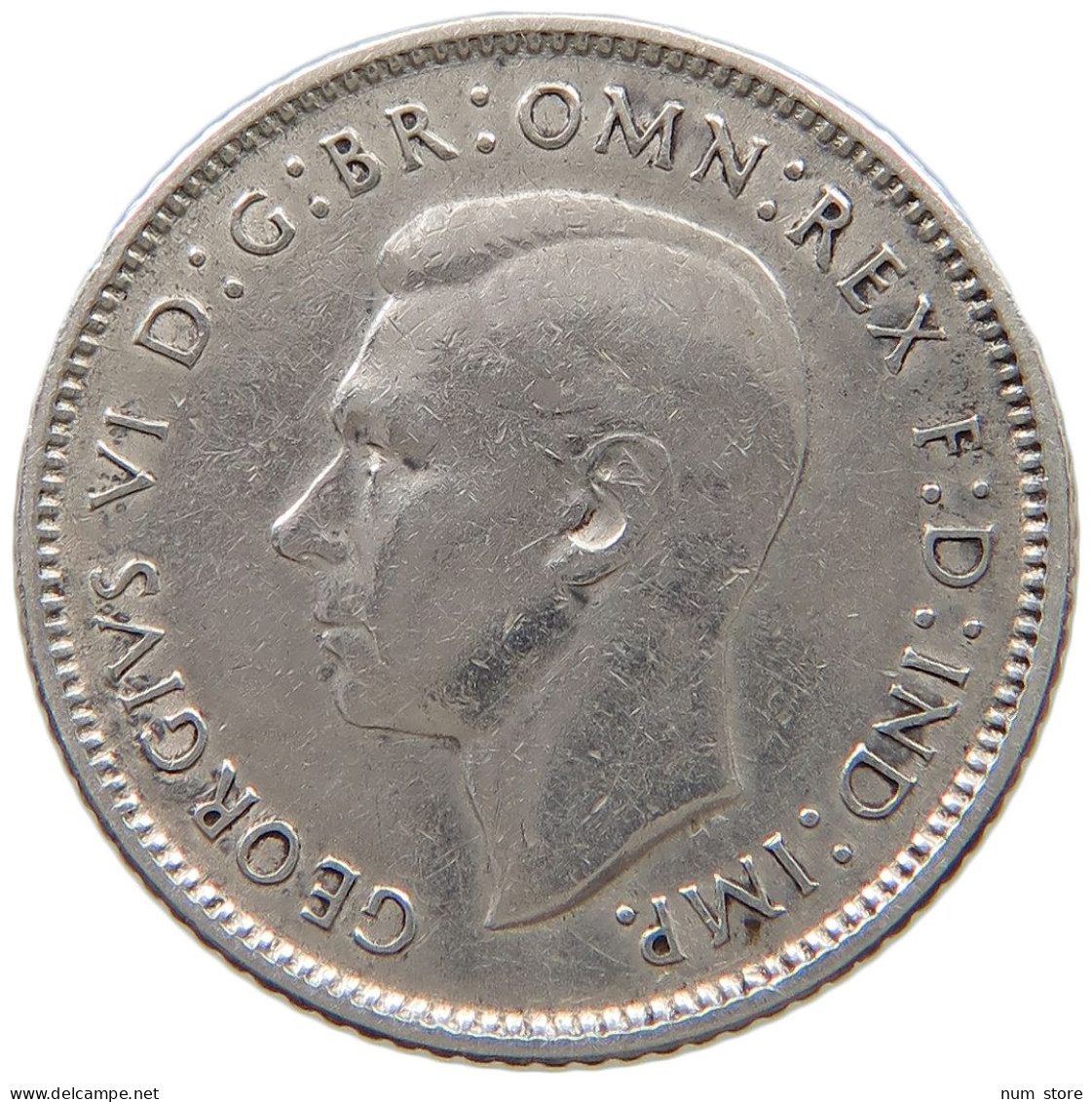 AUSTRALIA SIXPENCE 1943 D George VI. (1936-1952) #a044 0927 - Sixpence