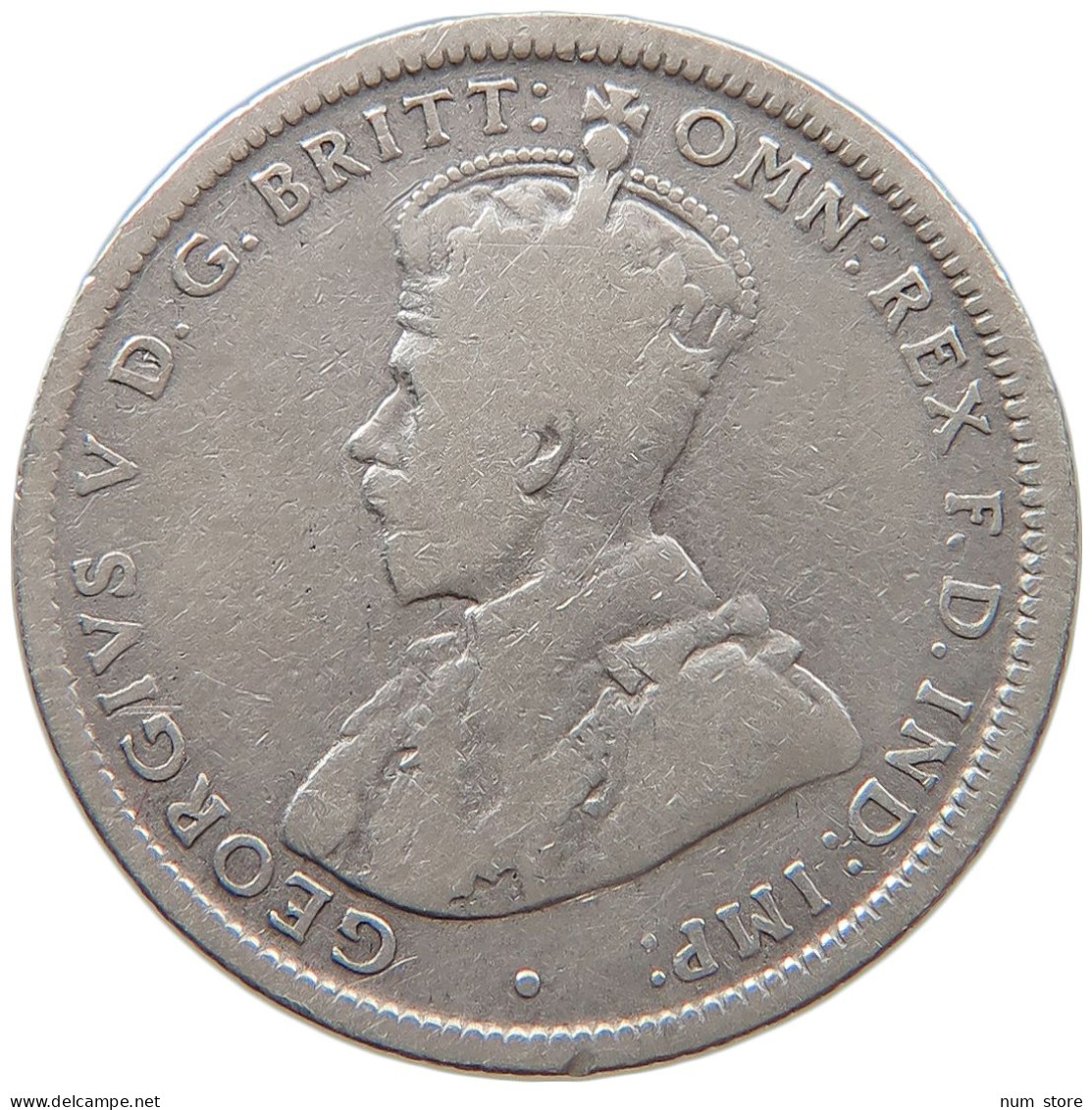 AUSTRALIA SHILLING 1914 George V. (1910-1936) #s031 0125 - Shilling