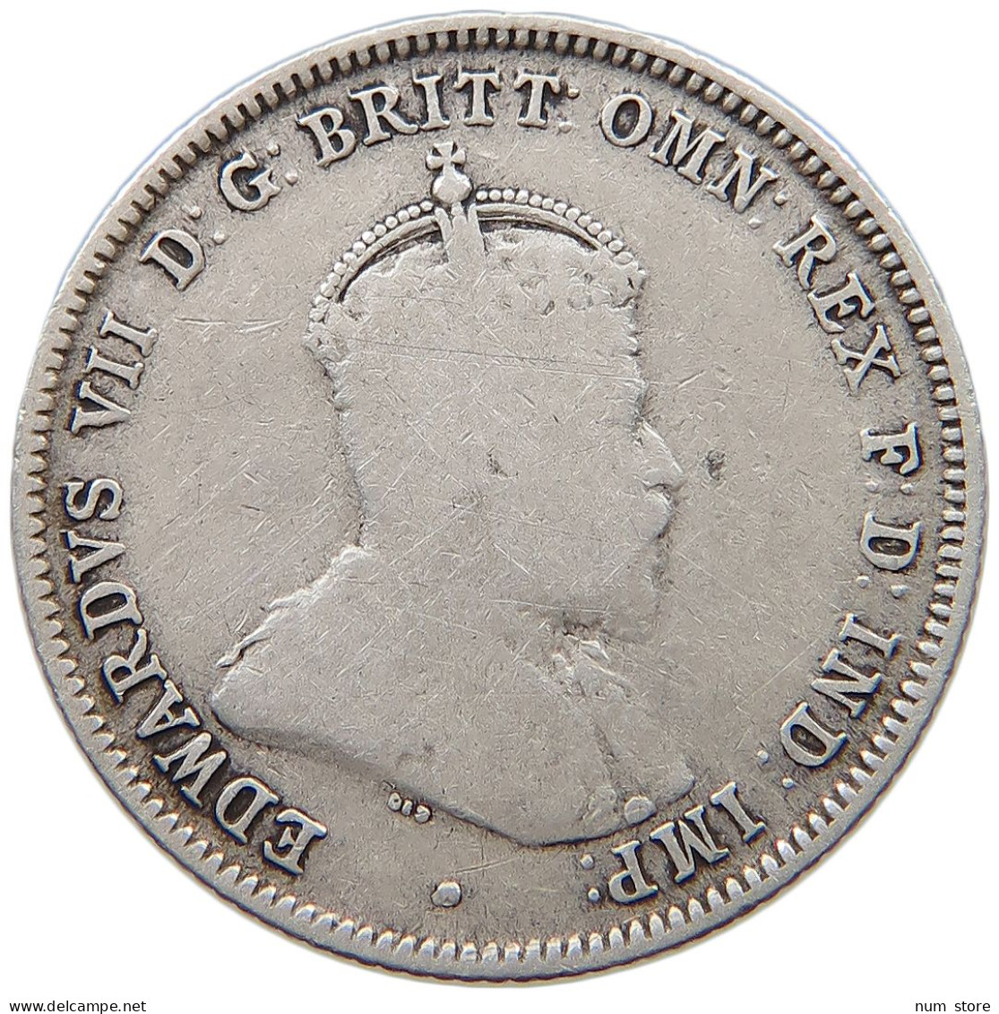 AUSTRALIA SHILLING 1910 Edward VII., 1901 - 1910 #s049 0249 - Shilling