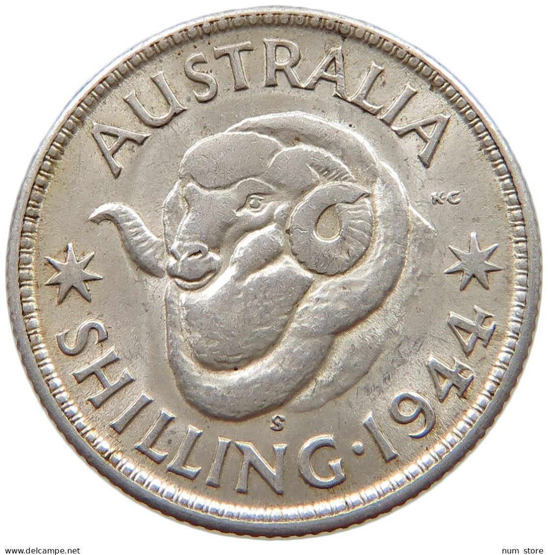 AUSTRALIA SHILLING 1944 George VI. (1936-1952) #c049 0301 - Shilling