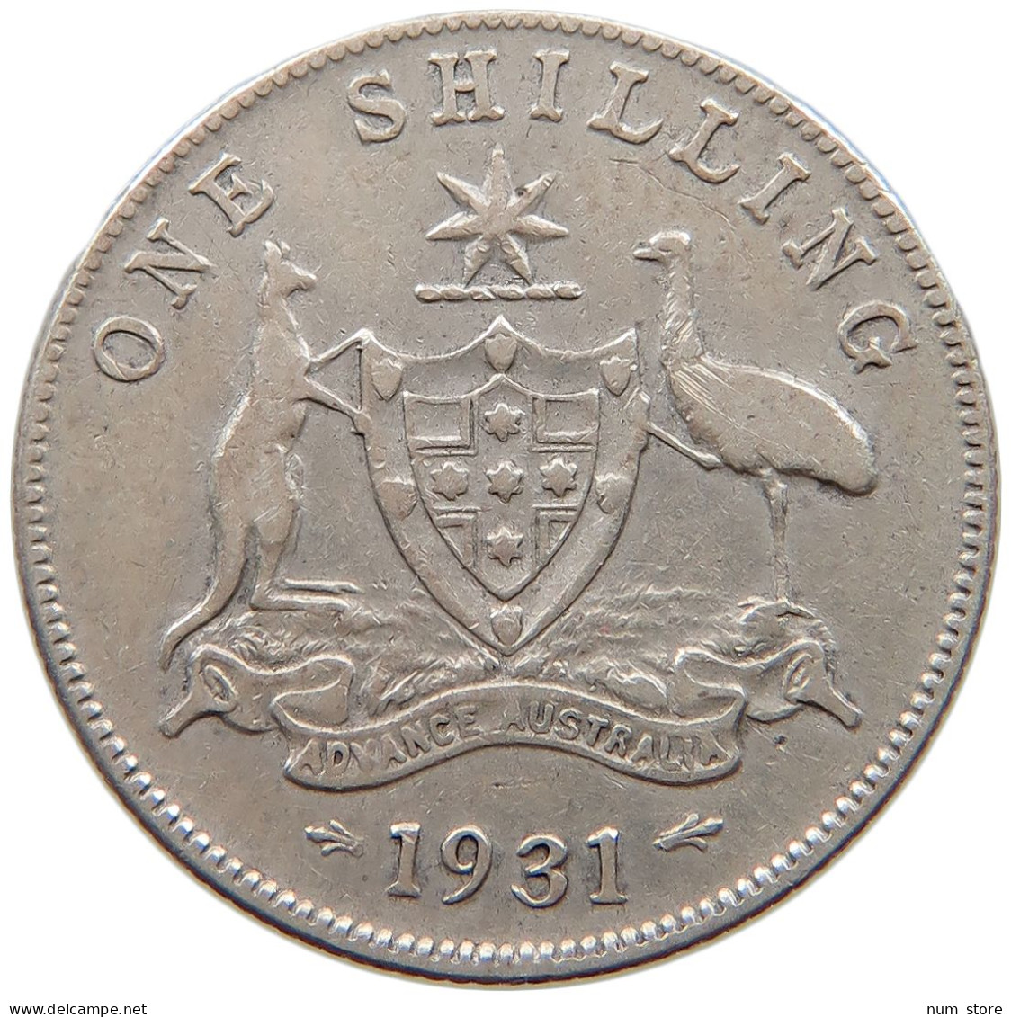 AUSTRALIA SHILLING 1931 George V. (1910-1936) #a081 0575 - Shilling