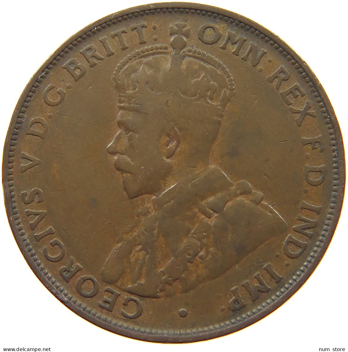 AUSTRALIA PENNY 1922 George V. (1910-1936) #s076 0549 - Penny