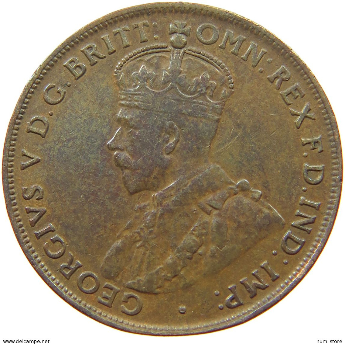 AUSTRALIA PENNY 1922 George V. (1910-1936) #s046 0133 - Penny