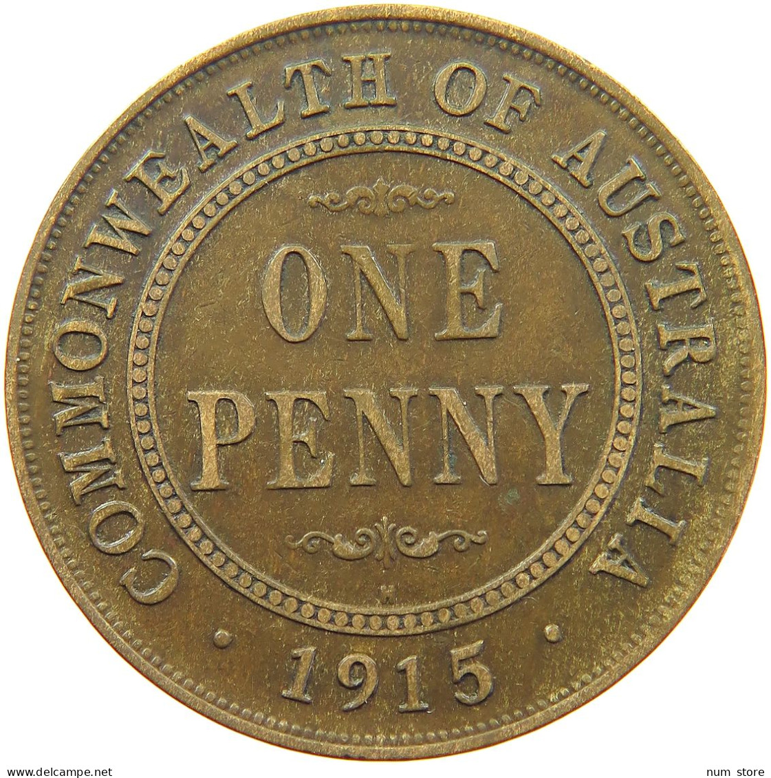 AUSTRALIA PENNY 1915 H George V. (1910-1936) #t017 0123 - Penny