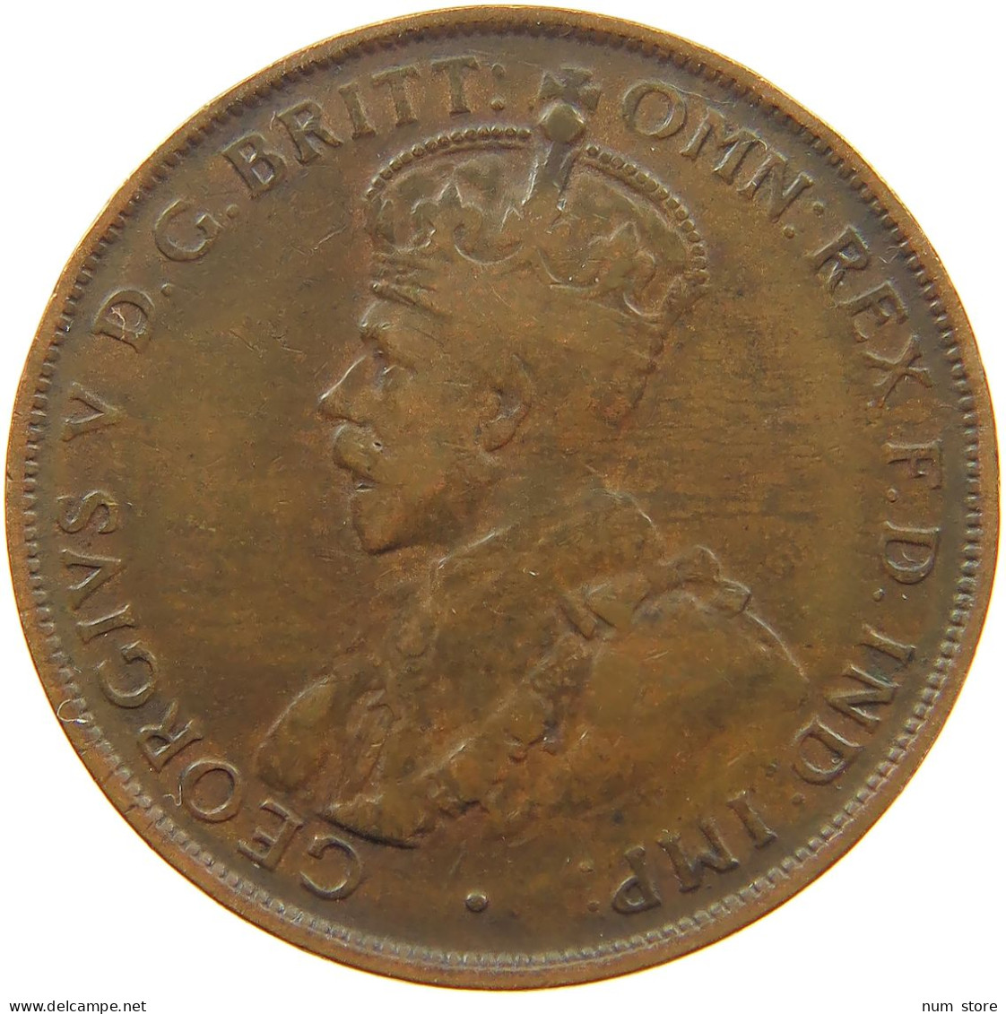 AUSTRALIA PENNY 1928 George V. (1910-1936) #s076 0541 - Penny