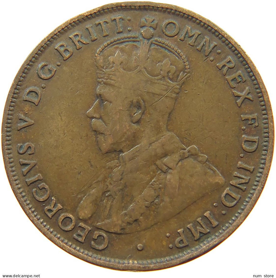 AUSTRALIA PENNY 1916 George V. (1910-1936) #s076 0547 - Penny