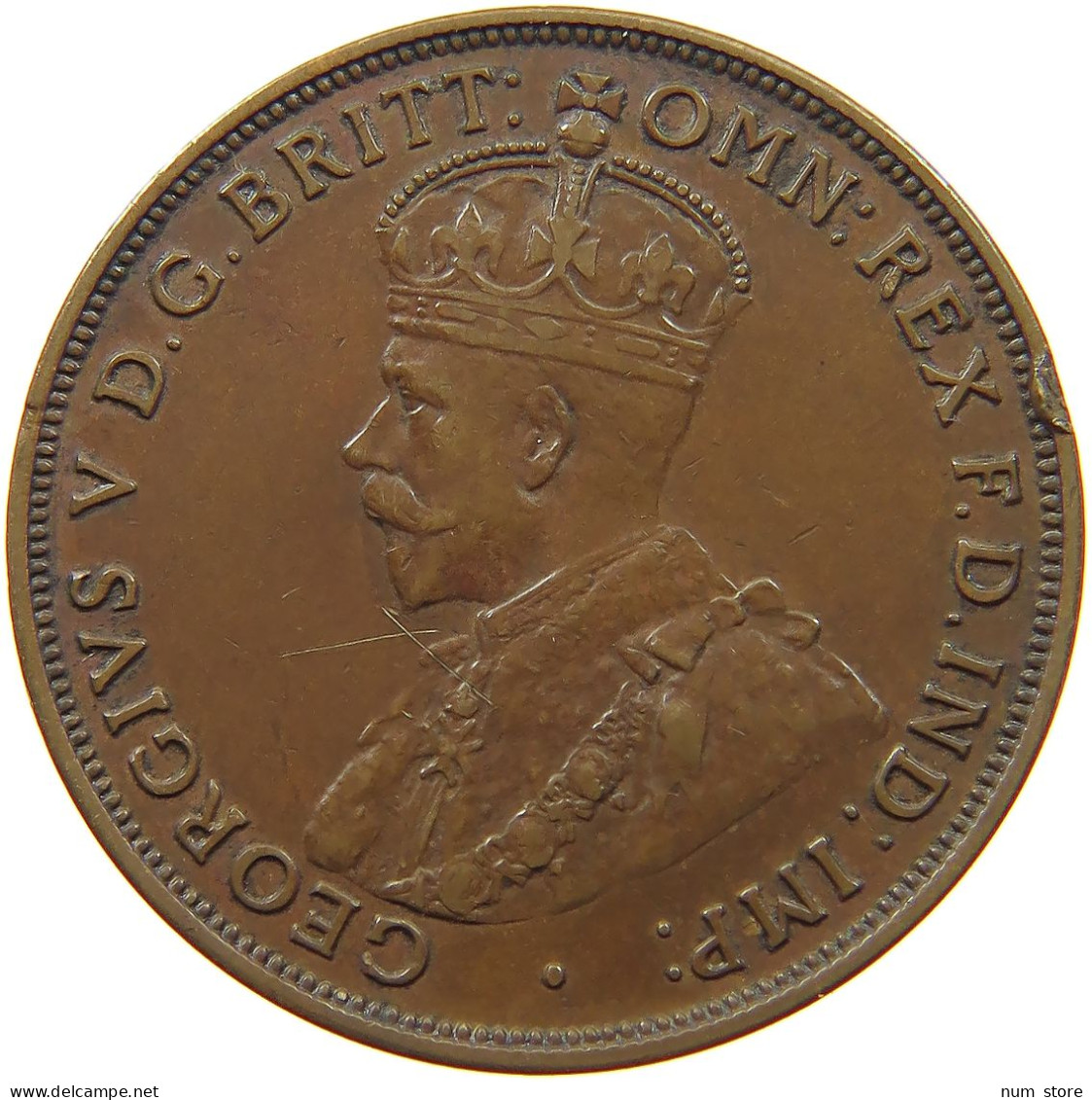 AUSTRALIA PENNY 1917 George V. (1910-1936) #s075 0637 - Penny