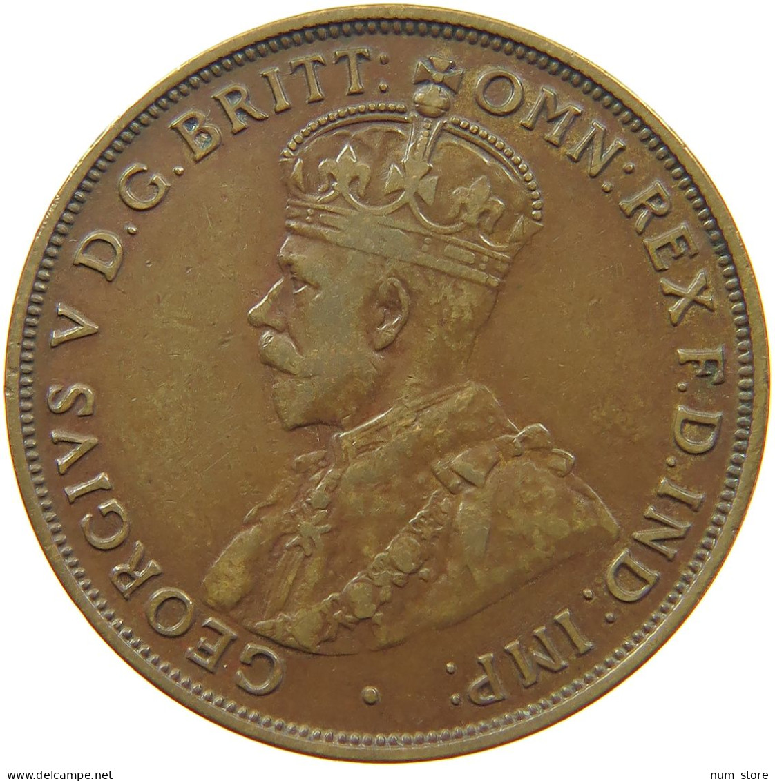 AUSTRALIA PENNY 1917 I George V. (1910-1936) #s007 0075 - Penny