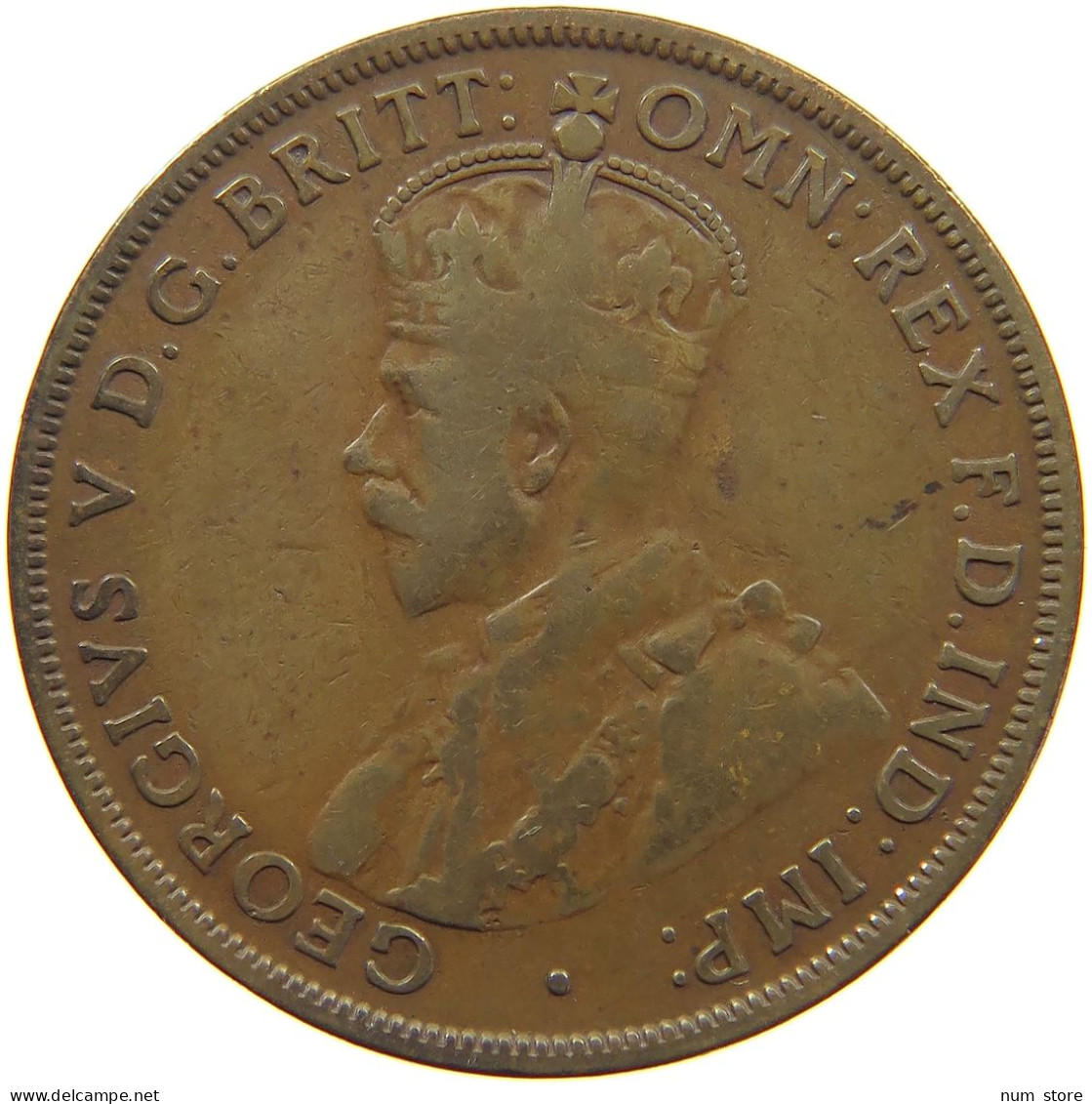 AUSTRALIA PENNY 1917 I George V. (1910-1936) #c023 0525 - Penny