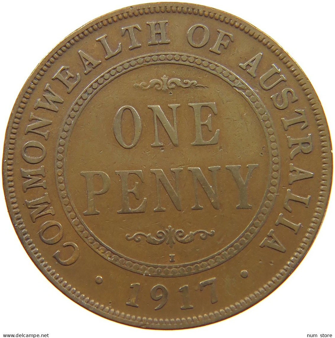 AUSTRALIA PENNY 1917 I George V. (1910-1936) #c023 0525 - Penny