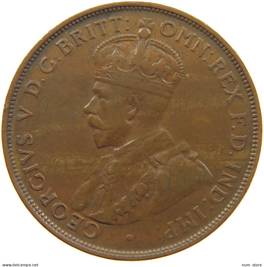 AUSTRALIA PENNY 1924 George V. (1910-1936) #c021 0033 - Penny