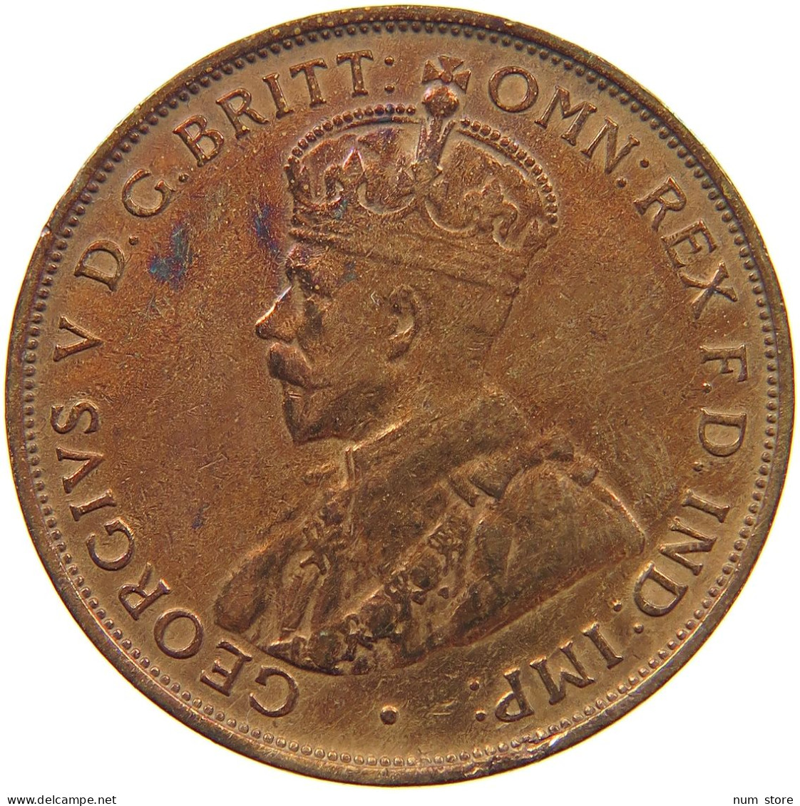 AUSTRALIA PENNY 1933 George V. (1910-1936) #c004 0301 - Penny