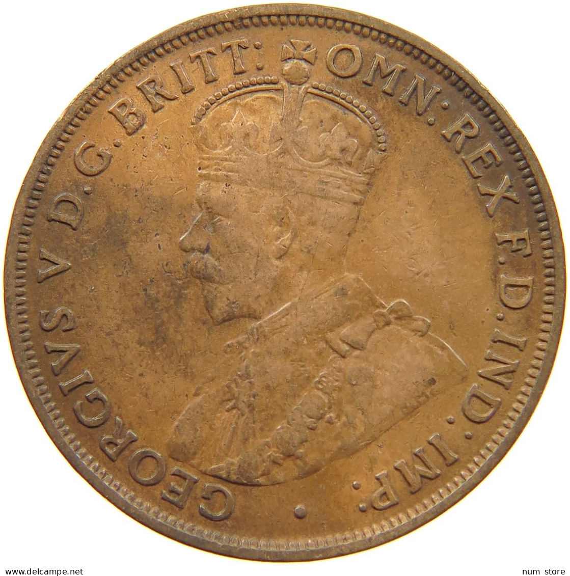 AUSTRALIA PENNY 1917 George V. (1910-1936) #c021 0031 - Penny