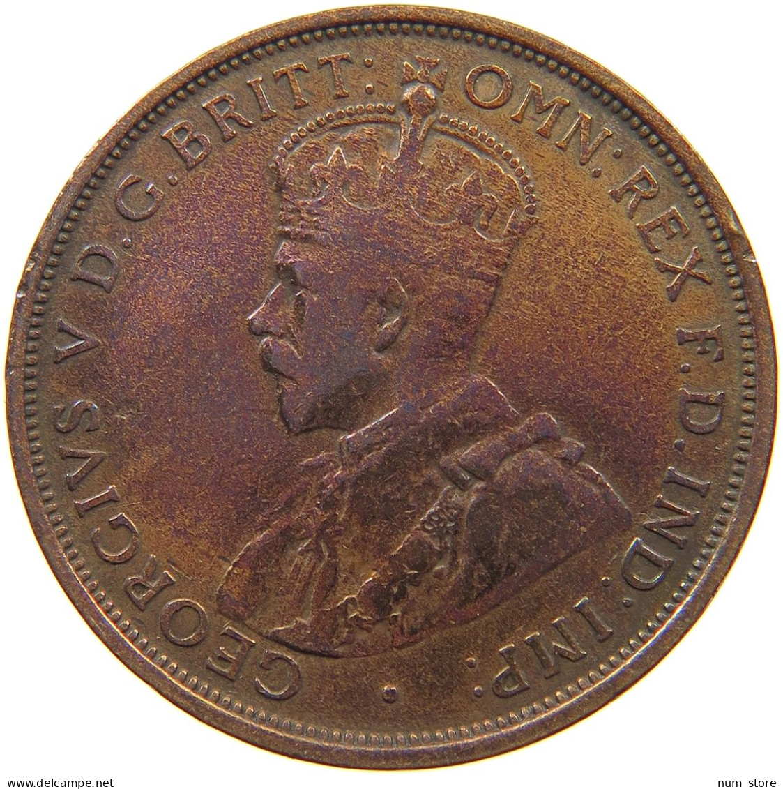 AUSTRALIA PENNY 1911 George V. (1910-1936) #a066 0027 - Penny