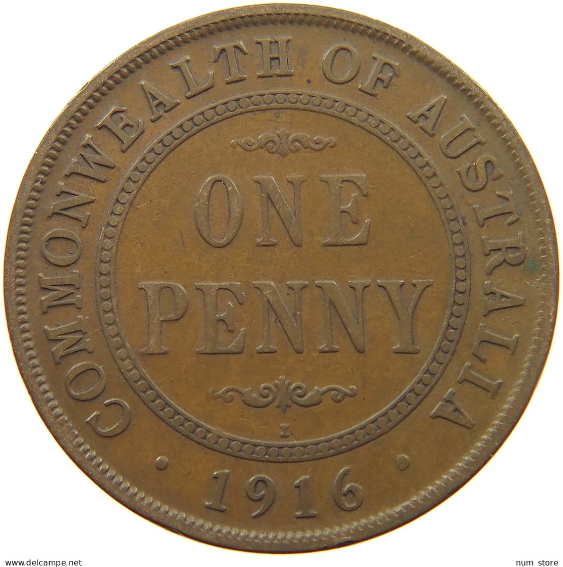 AUSTRALIA PENNY 1916 George V. (1910-1936) #c003 0181 - Penny