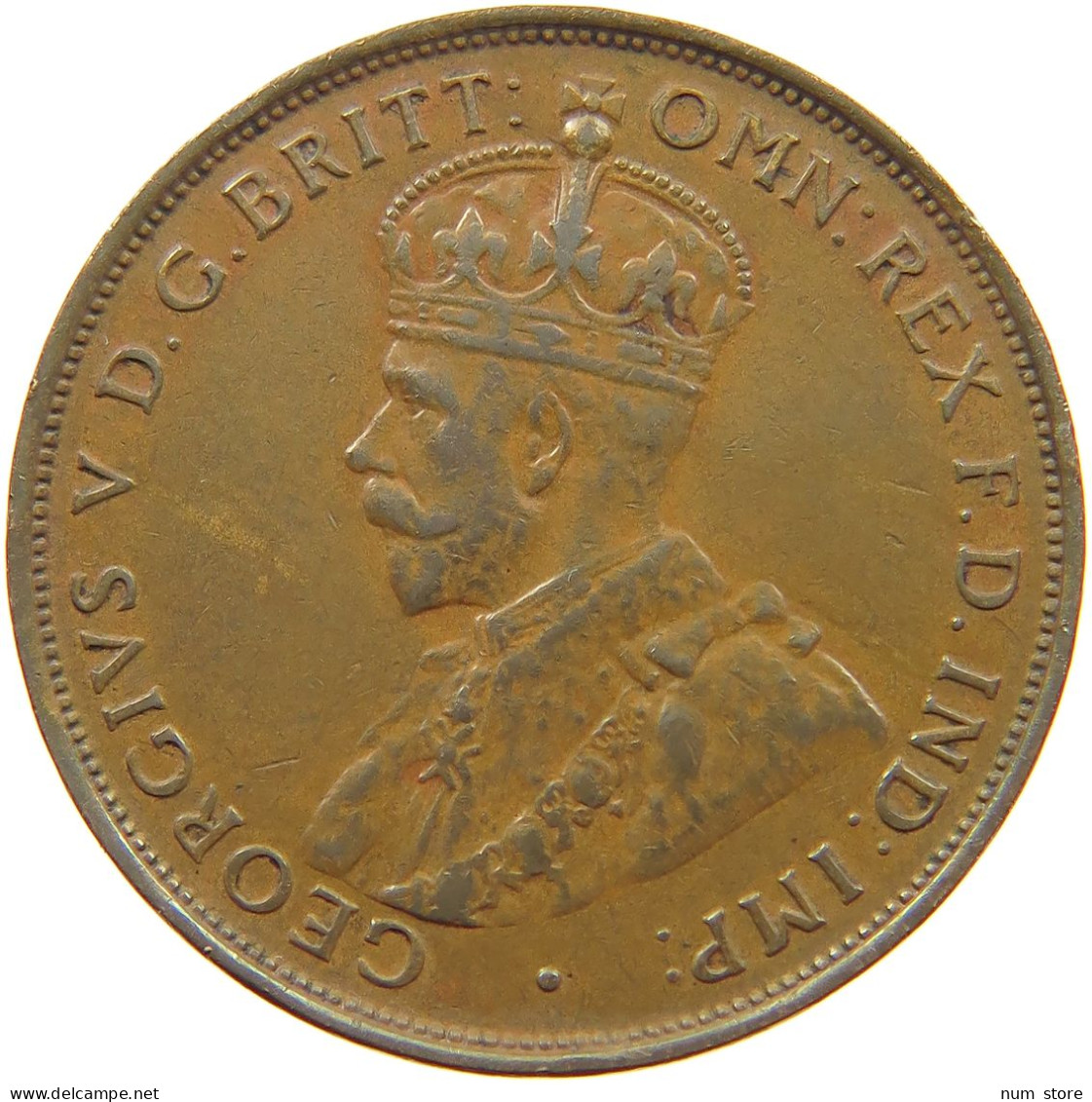 AUSTRALIA PENNY 1934 George V. (1910-1936) #a066 0033 - Penny