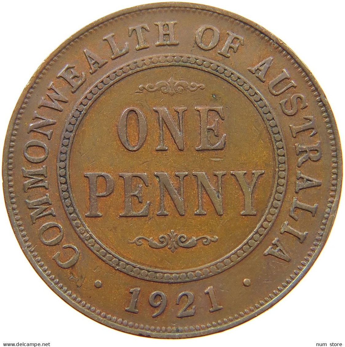 AUSTRALIA PENNY 1921 George V. (1910-1936) #a066 0015 - Penny