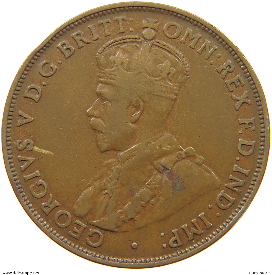 AUSTRALIA PENNY 1920 George V. (1910-1936) #a066 0023 - Penny