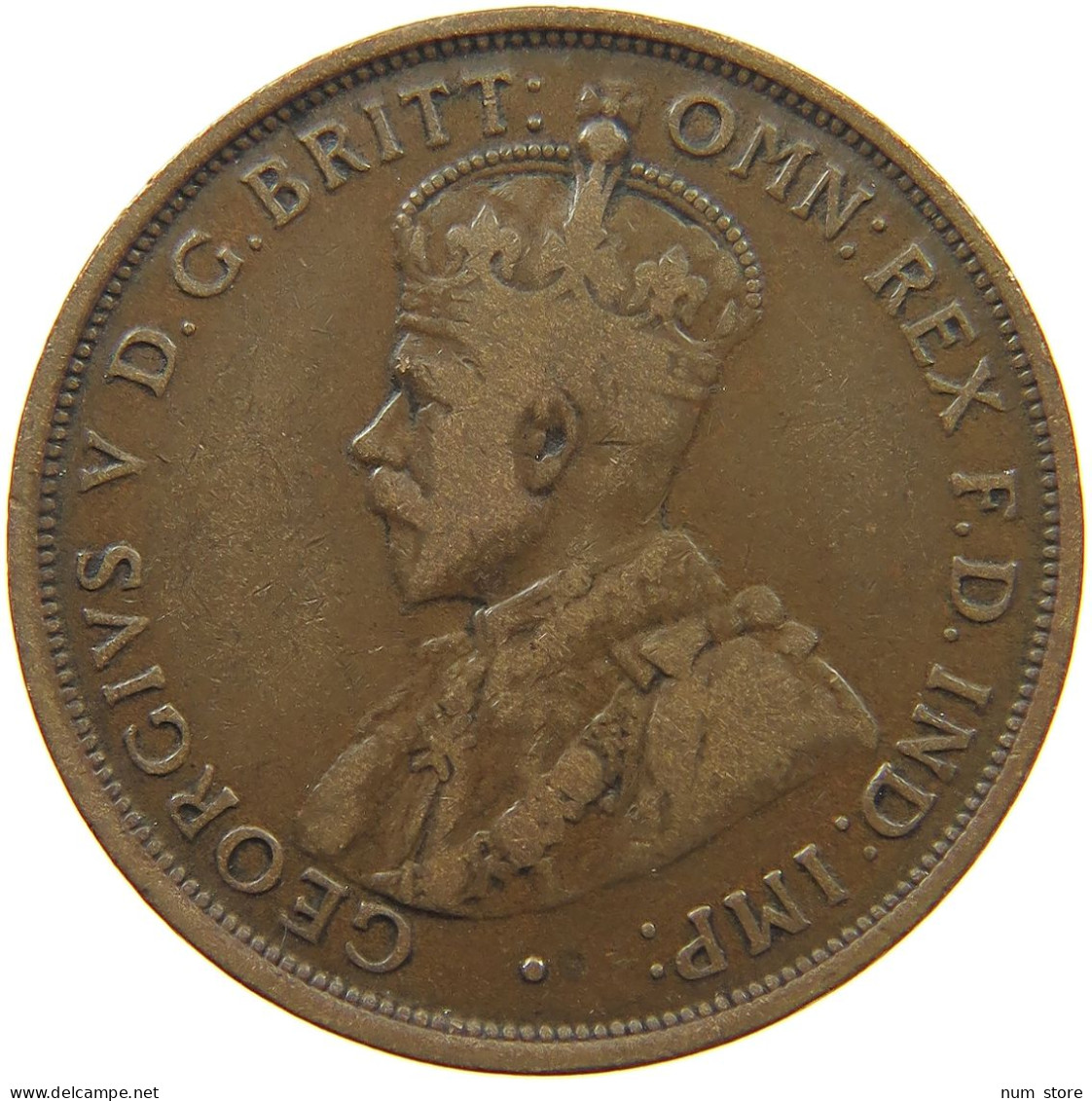 AUSTRALIA PENNY 1913 George V. (1910-1936) #a066 0019 - Penny