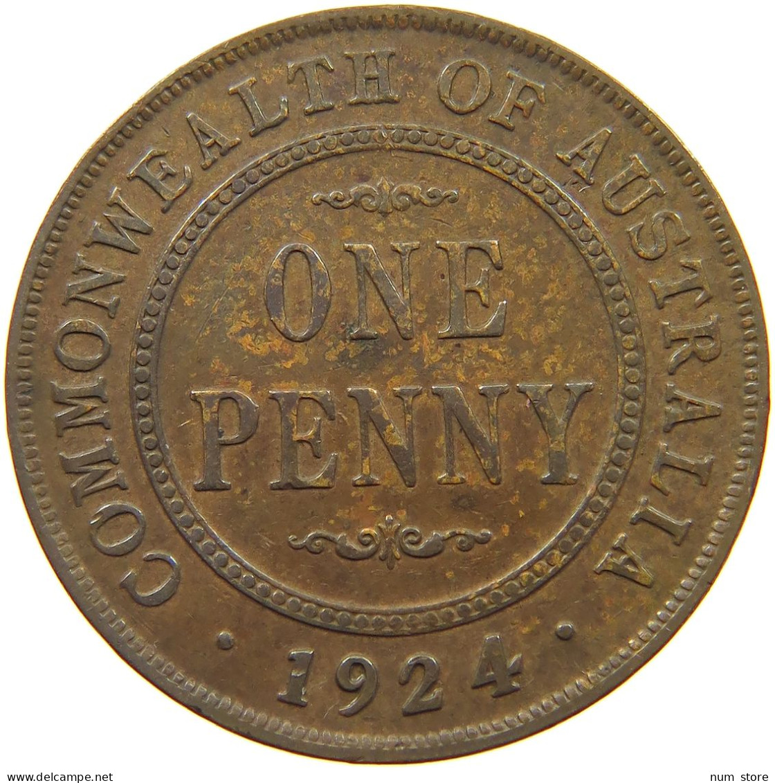 AUSTRALIA PENNY 1924 George V. (1910-1936) #a066 0001 - Penny