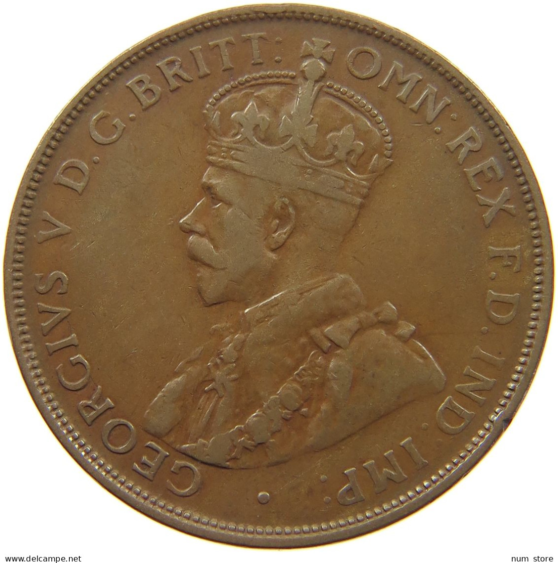 AUSTRALIA PENNY 1924 George V. (1910-1936) #a057 0741 - Penny