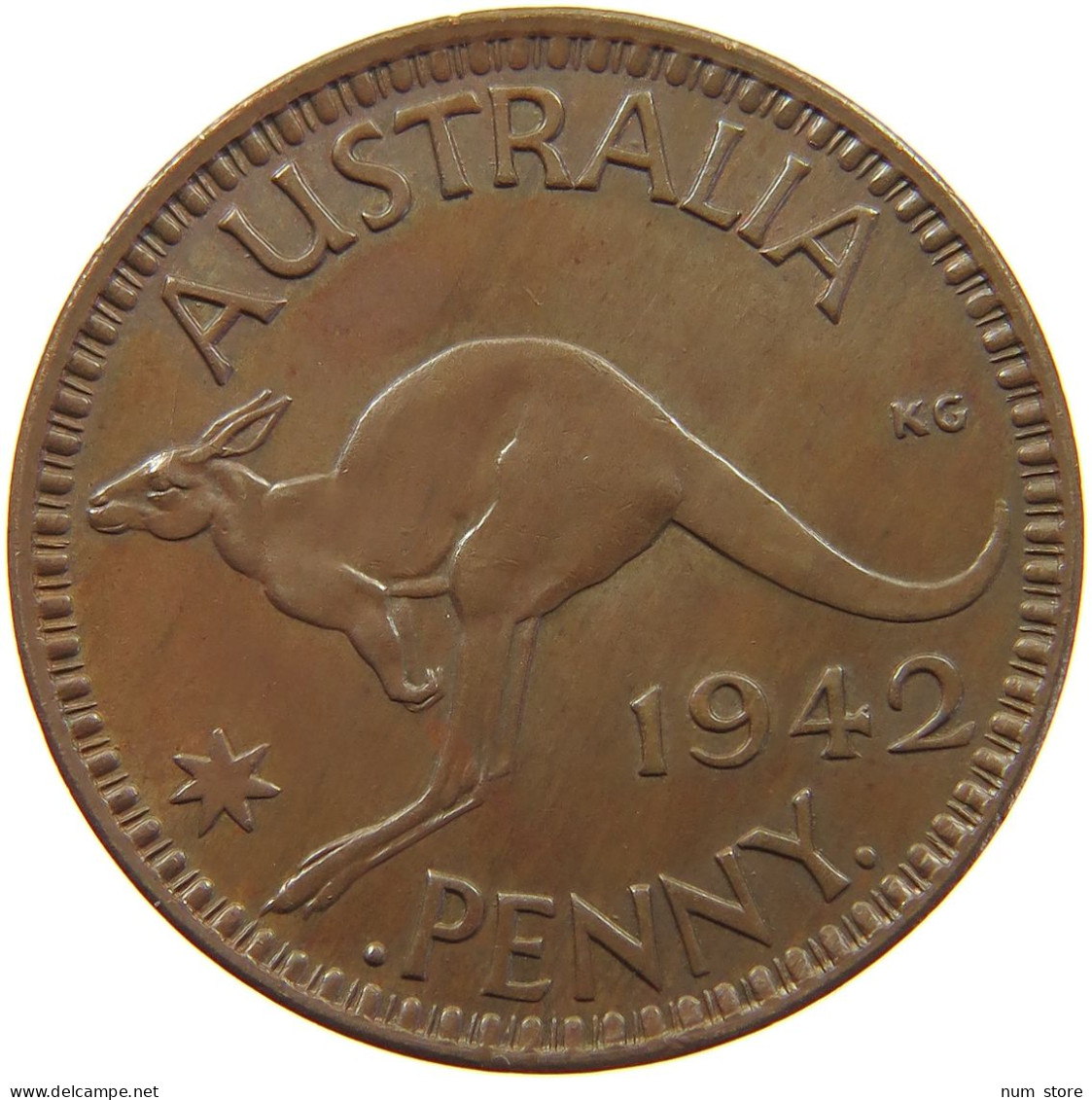 AUSTRALIA PENNY 1942 George VI. (1936-1952) #a057 0735 - Penny