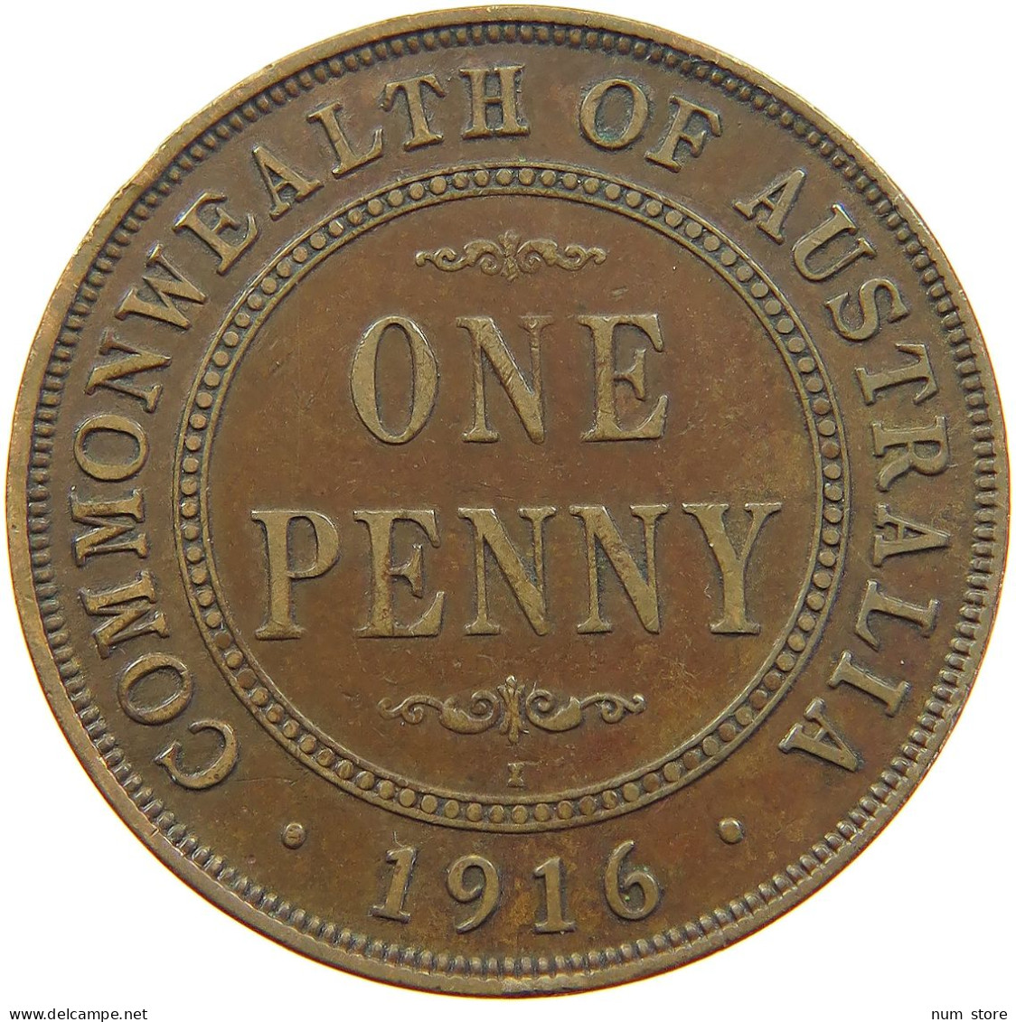 AUSTRALIA PENNY 1916 George V. (1910-1936) #a007 0287 - Penny