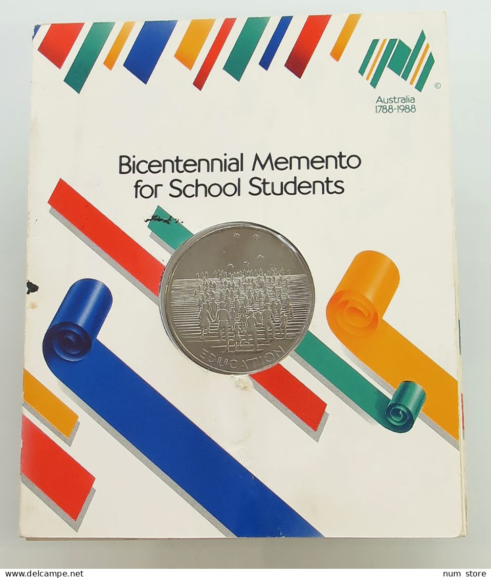 AUSTRALIA MEDAL  MEDAL BICENTENNIAL MEMENTO SCHOOL STUDENTS #bs01 0029 - Ohne Zuordnung