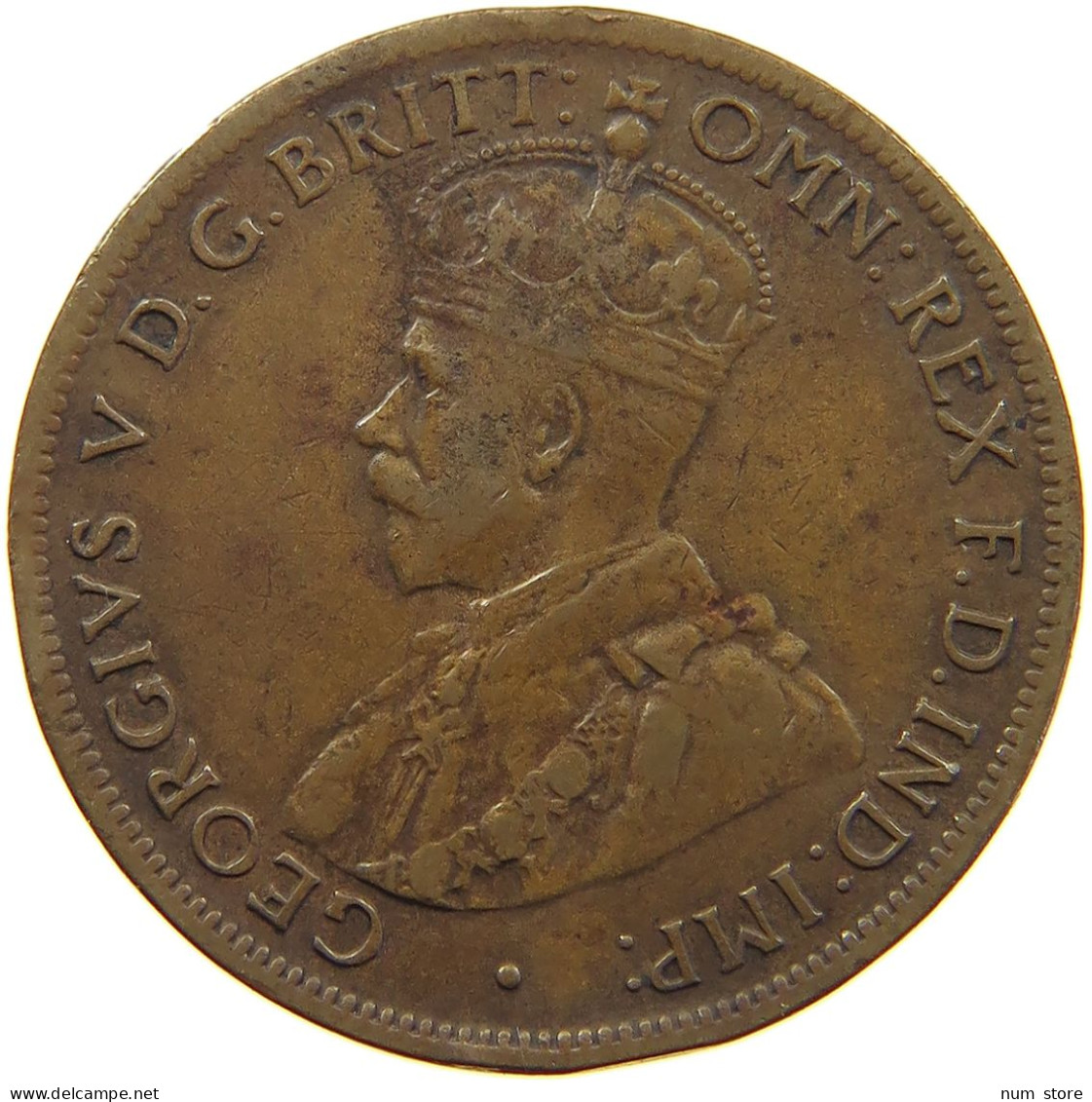 AUSTRALIA HALFPENNY 1922 George V. (1910-1936) #a066 0223 - ½ Penny