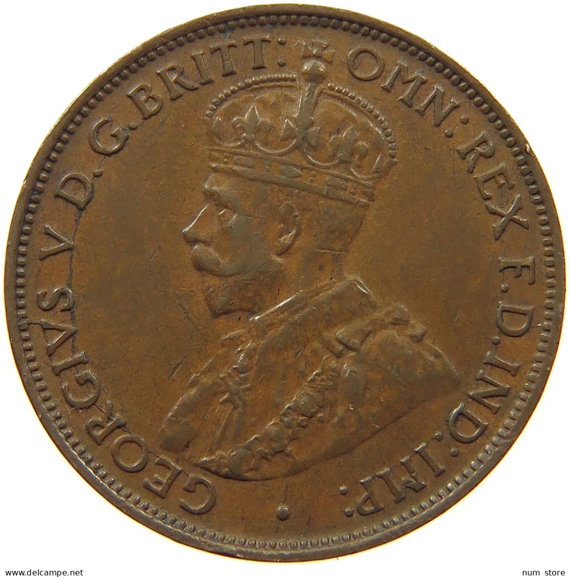 AUSTRALIA HALFPENNY 1926 George V. (1910-1936) #s077 0441 - ½ Penny